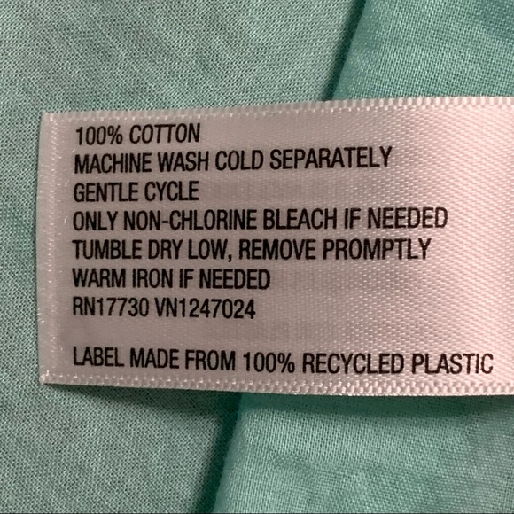 Light Green Eyelet Woman’s Top XXL - Picture 4 of 5